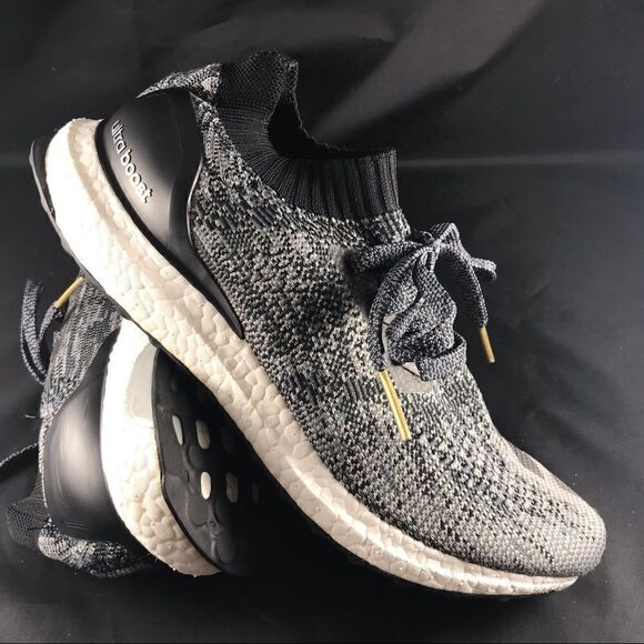 Xlnt Adidas Laceless Ultraboost womens 9.5 US Oreo Black White Colorway 42 EUR - Picture 2 of 7